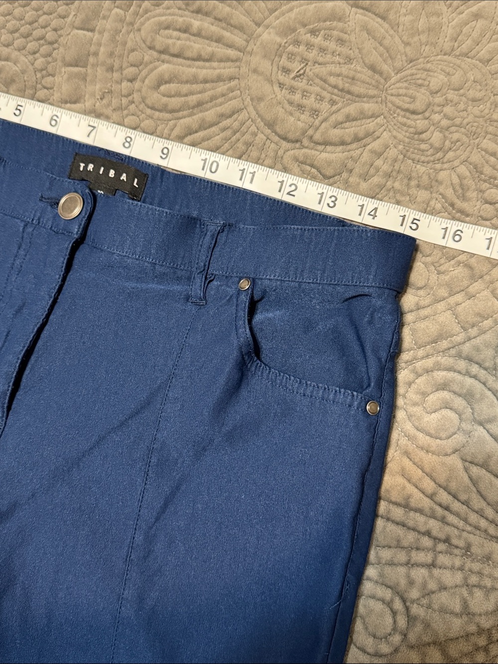 Tribal Women's Navy Blue Dress Pants. Size 10 - Picture 7 of 7